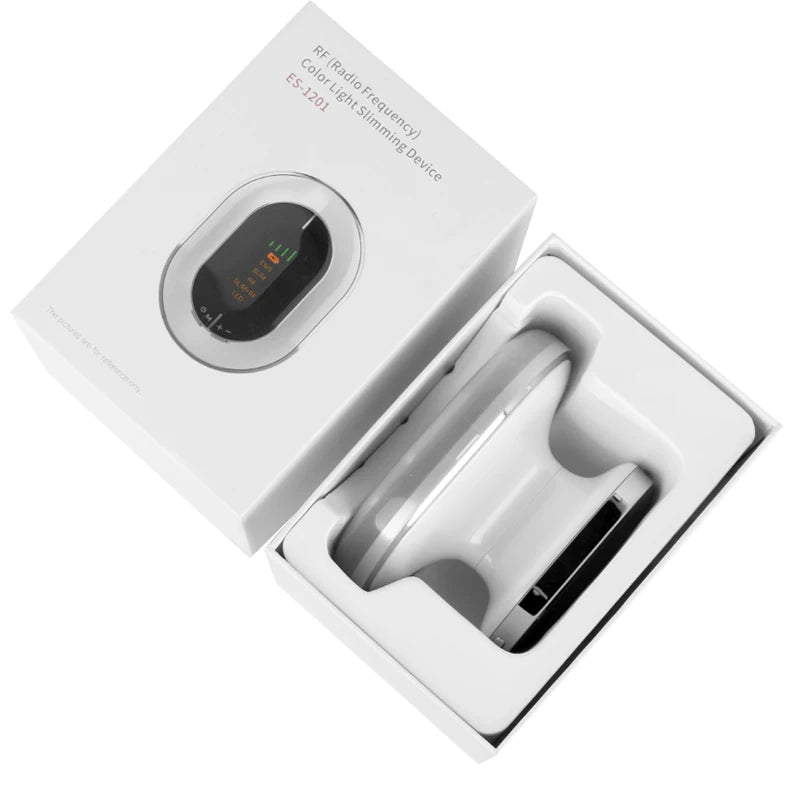 EMS & RF Radio Frequency Body Slimming Machine Fat Burner Slim Shaping Device LED Light Therapy Lose Weight Cellulite Massager Purest Peak