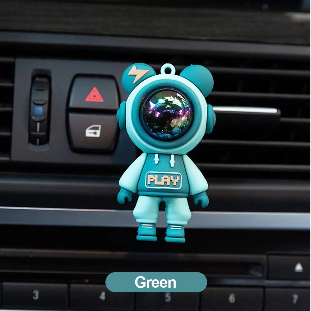 Cute Astronaut Figurines Ornaments Decoration Car Aromatherapy Air Freshener Air Vent Fragrance Interior Perfume Diffuser