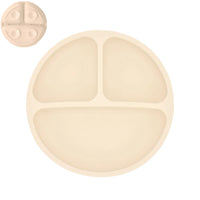 Silicone Baby Sucker Silicone Dining Plate Rice Spoon Set Cute Cartoon Children Dishes Smile Face Baby Tableware Retro Kid Bowl Purest Peak