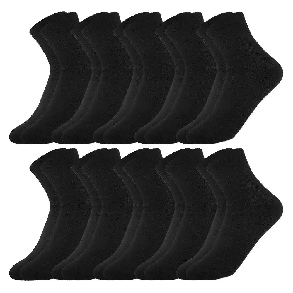 10/5/3MEN'S Mid-calf Socks Cotton Socks for All Seasons, Solid Colour and Versatile Econic Blanks