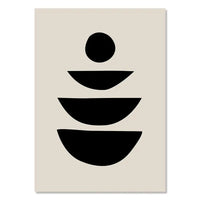 Geometric Leaf Rainbow Abstract Boho Canvas Prints Bohemia Line Poster Nordic Room Wall Aesthetics Art Painting For Home Decor Quick Pick Grocers