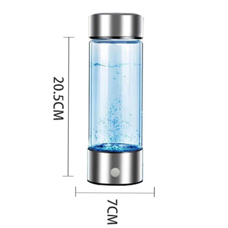 Hydrogen-Rich Water Cup Portable Electric Hydrogen Rich Water Generator Bottle Titanium Quality Filter Healthcare Water Cup USB Quick Pick Grocers