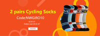 2pairs 2023 New Cycling Socks Bike Nurse Compression Road Bike Running Mtb Knee-high White Sports Funny Brand Black Quick Pick Grocers