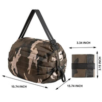 1pc Foldable Shopping Bag Eco-friendly Waterproof Portable Storage Bag Large Capacity Handbag Oversized Storage Bag For Travel Quick Pick Grocers
