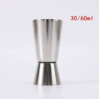 Double Side Measuring Cup Cocktail Drink Wine Shaker Stainless Mojito Bar Accessories kitchen gadget Bar Tools  cocktail shaker Quick Pick Grocers