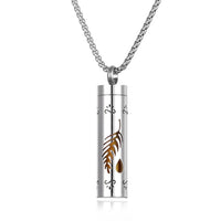 Long Strip Stainless Steel Aromatherapy Necklace Perfume Diffuser Essential Oil Diffuser Pendant Necklace Jewelry Accessories Econic Blanks