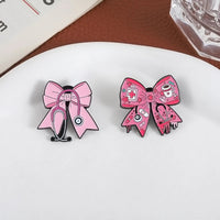 Pink Bowknot Medical Tools Stethoscope Enamel Pins Surgical Gloves Capsule Band Aid Brooches Clothes Lapel Badges Jewelry Gift Quick Pick Grocers