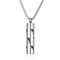 Long Strip Stainless Steel Aromatherapy Necklace Perfume Diffuser Essential Oil Diffuser Pendant Necklace Jewelry Accessories Econic Blanks