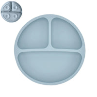 Silicone Baby Sucker Silicone Dining Plate Rice Spoon Set Cute Cartoon Children Dishes Smile Face Baby Tableware Retro Kid Bowl Purest Peak