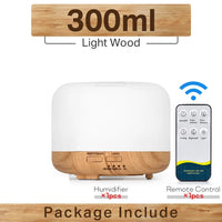 Air Humidifier Essential Oil Diffuser 300ML 500ML 1000ML With Lights Remote Control Ultrasound Electric Aromatherapy Diffuser Quick Pick Grocers