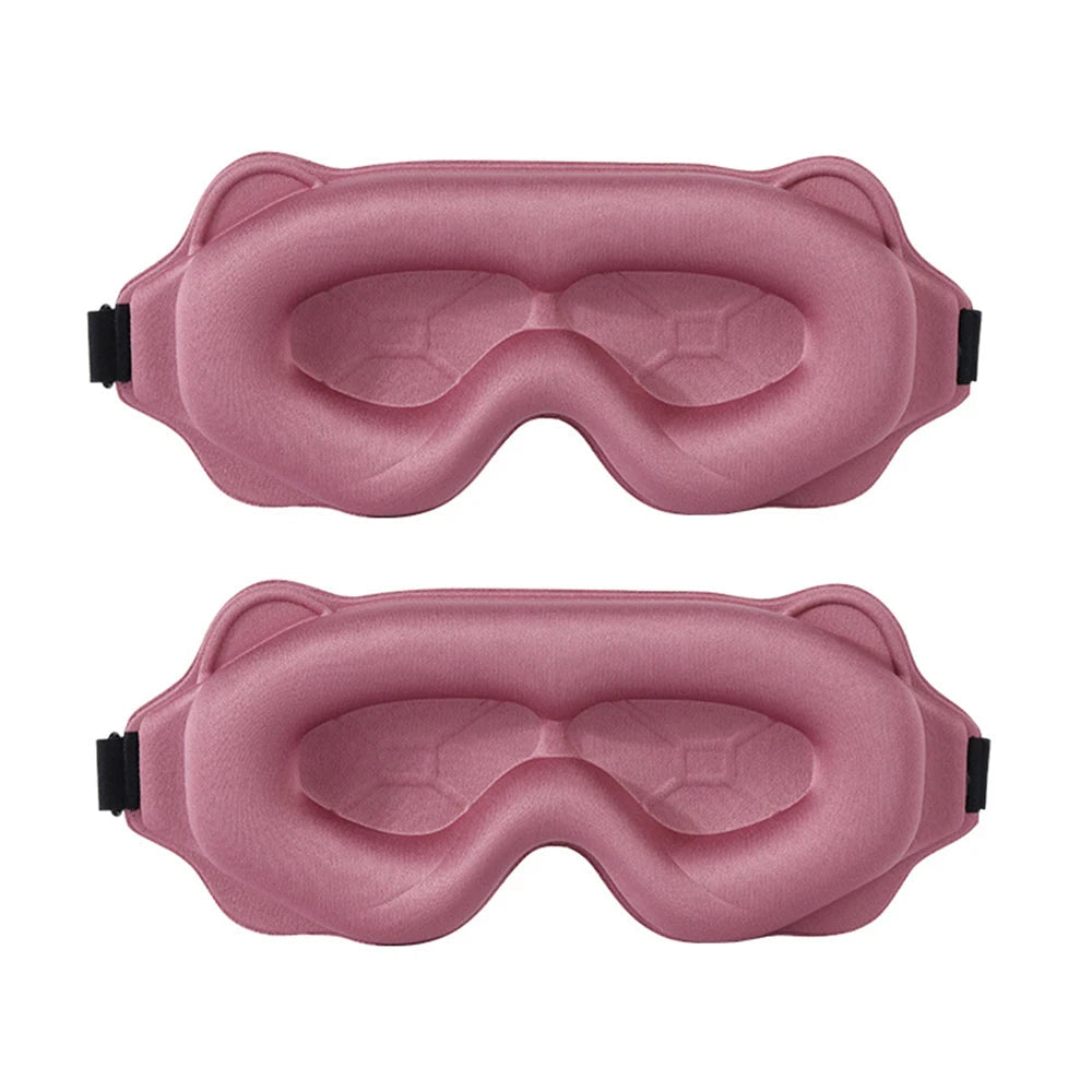 3D Sleeping Mask Block Out Light Sleep Mask For Eyes Soft Sleeping Aid Eye Mask for Travel Eyeshade Night Breathable Slaapmasker Quick Pick Grocers