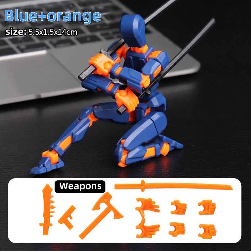 Multi-Jointed Movable Shapeshift Robot 3D Printed Mannequin Dummy 13 Action Figures Toys Kids Adults Parent-children Games gifts Quick Pick Grocers