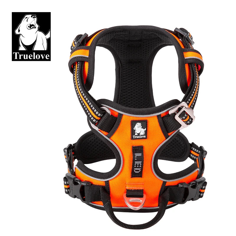 Truelove Pet harness Fashionable Nylon Durable Dog Harness Reflective Breathable Padded Training Vest Luxury Pet Accessories Quick Pick Grocers