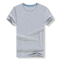 2026 Brand New 100% Cotton Mens T-shirt Pure Color Men T Shirts Round Collar Short-Sleeve Man T-shirt Top Tees For Male Clothes Quick Pick Grocers