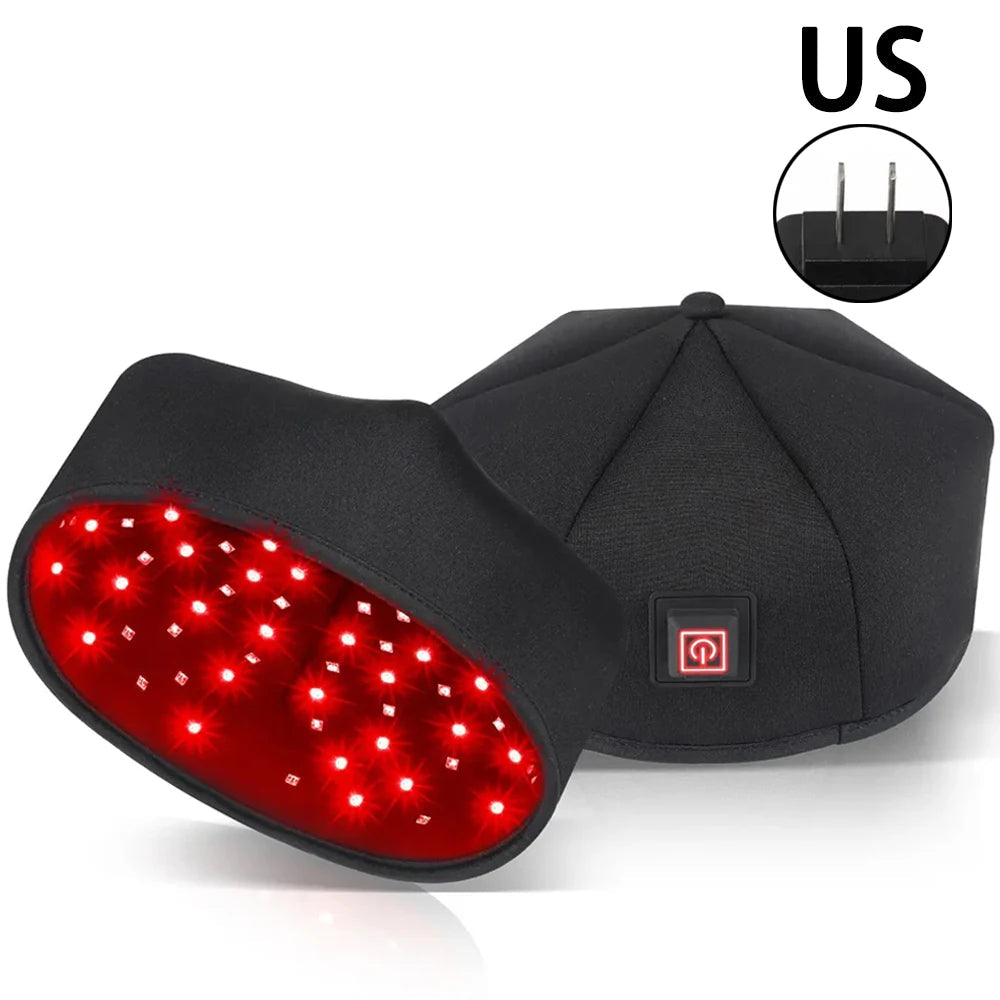 New Infrared LEDs 660nm&850nm Red Light Therapy Hair Growth Cap For Hair Regrowth Anti Hair Loss Relax Scalp Anti-inflammatory Quick Pick Grocers