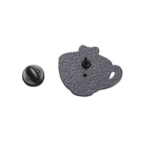 Creative Coffee Cup Animal Collection Enamel Pins Ghost Duck Capybara Frog Brooch Lapel Badge Cute Halloween Jewelry Kid Gift  ﻿ Quick Pick Grocers
