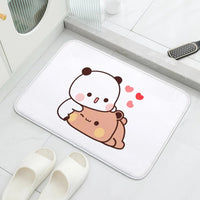 1Pc Bubu and Dudu Cute Cartoon Welcome Mat Entrance Doormat Balcony Bathroom Floor Mats Non-slip Rug Bedroom Carpet Home Decor Quick Pick Grocers