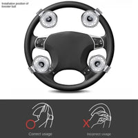 Car Steering Wheel Booster Ball Turning Spinner Knob Bearing Power Handle Rotating Universal Auto Accessories Labor Saving Kit Econic Blanks