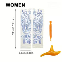 Physiotherapy Foot Care Massage Relieve Tired Feet Sock Acupressure Foot Massager Reflexology Socks Foot Acupoint Massage Tool Quick Pick Grocers