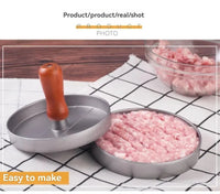 Burger Press Non-Stick Hamburger Patty Maker with Wax Paper Aluminum Burger Maker for Kitchen BBQ Grill Econic Blanks
