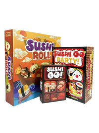 1 Box Sushi Go Family Gathering Board Game Card,Fun Card Game Sushi Go Party Card Games Deck Roll Creative Holiday Gift Econic Blanks