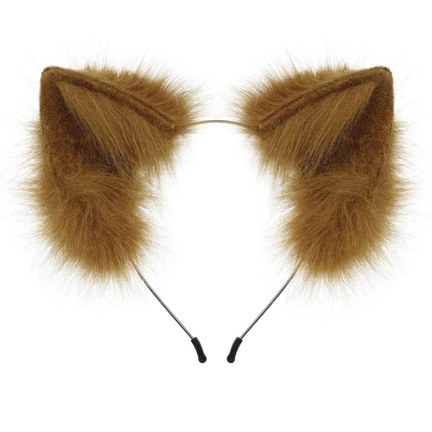 Handmade Faux Fur Animal Ears Headband Furry Cat Fox Ear Hairhoop Headwear Costume Accessory for Cosplay Masquerade Quick Pick Grocers
