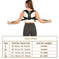 Adjustable Back Shoulder Posture Corrector Belt Clavicle Spine Support Reshape Your Body Home Office Sport Upper Back Neck Brace Econic Blanks