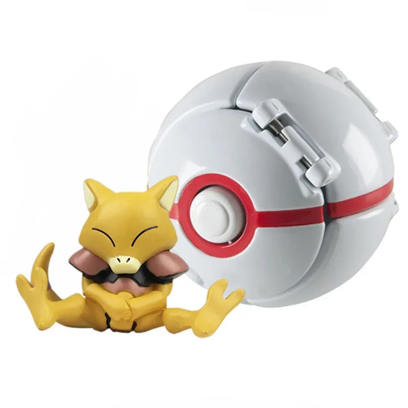 Pokemon Elf Ball Pokeball Anime Figure Cartoons Pikachu Charizard Piplup Kyogre Pocket Monster Pet Anime Action Model Toy Gifts Quick Pick Grocers