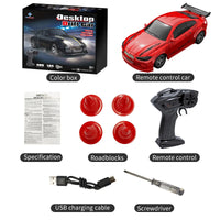 2025 New Kf20 1:64 Drift Rc Car Four-wheel remote-controlled racing car Full proportions Desk Competition Toy Boys Ideal gifts. Econic Blanks