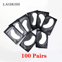25/50/100Pairs Eye Patches Under Eyelash Pads for Building Hydrogel Paper Patches Lint Free Stickers for False Eyelashes LAUKISS Quick Pick Grocers