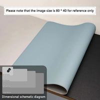 Mouse Pad Large Size Office Desk Protector Mat PU Leather Waterproof Desktop Keyboard Desk Pad Gaming Mousepad PC Accessories Econic Blanks