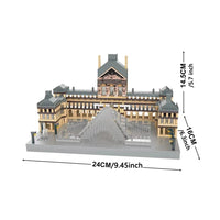 Eiffel Tower Paris Architectural Micro Mini Model Building Blocks Toy : Enhance Your Office Decor, Boost Hand Skills Gift Quick Pick Grocers