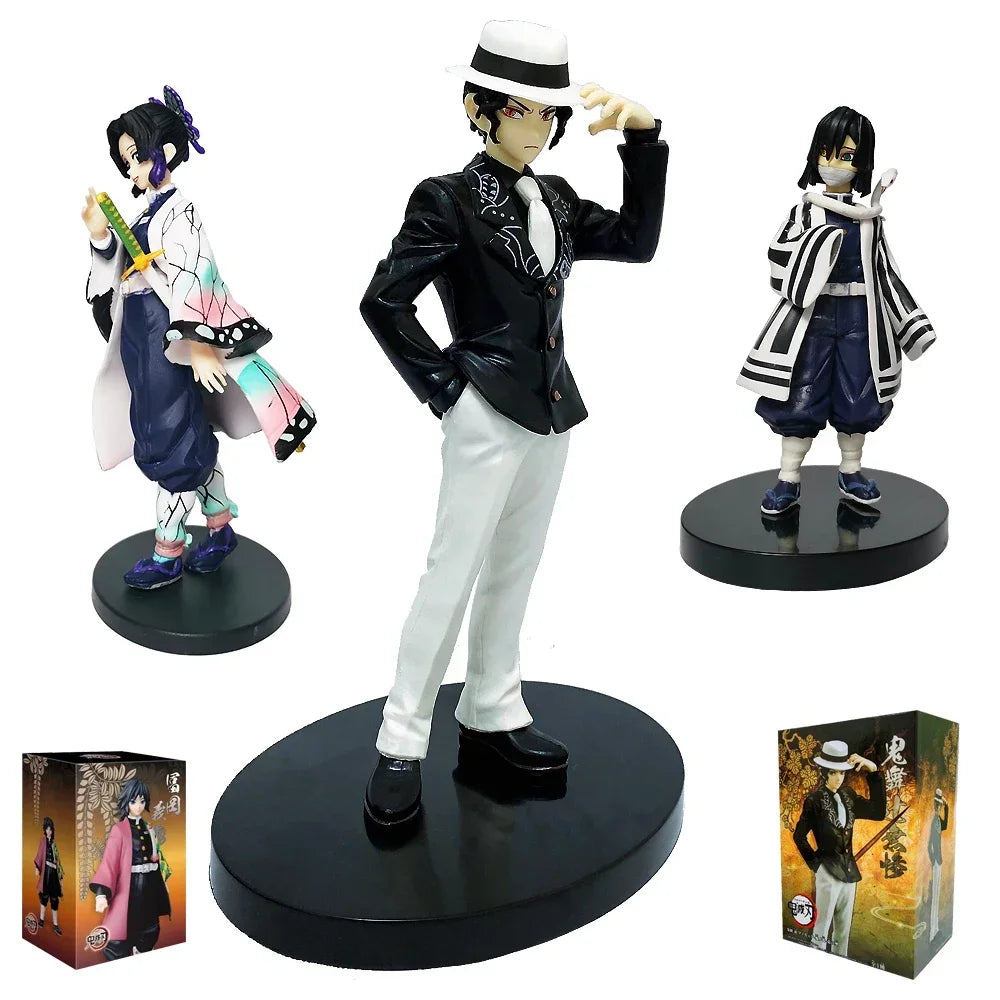 Anime Figure Demon Slayer Figures Kimetsu No Yaiba Doll Tanjiro Nezuko Zenitsu Figurine Inosuke Warrior Action Figure Model Toys Quick Pick Grocers
