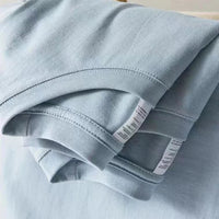 100% Cotton T-shirt Men Women Solid Color O Neck Short-sleeved Tops Summer Korean Loose Half-sleeve T Shirt Unisex M-4XL Quick Pick Grocers