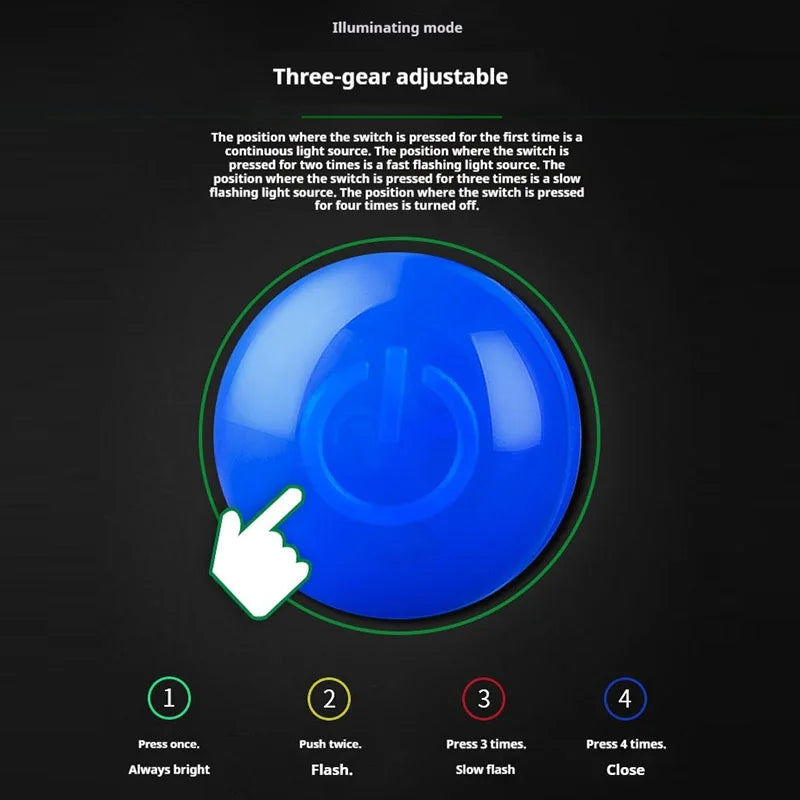 Led Luminous Dog Cat Collar Glowing Pendant Pet Leads Glow Accessories Bright Necklace Luminous Collar Night Safety Decoration Econic Blanks