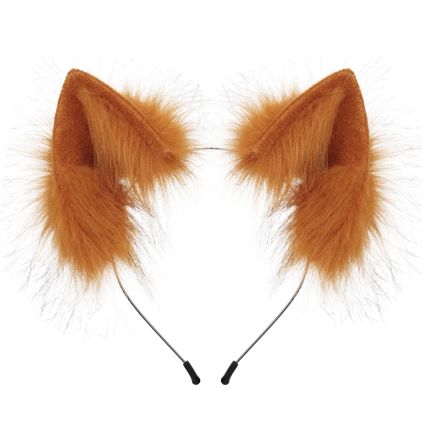 Handmade Faux Fur Animal Ears Headband Furry Cat Fox Ear Hairhoop Headwear Costume Accessory for Cosplay Masquerade Quick Pick Grocers