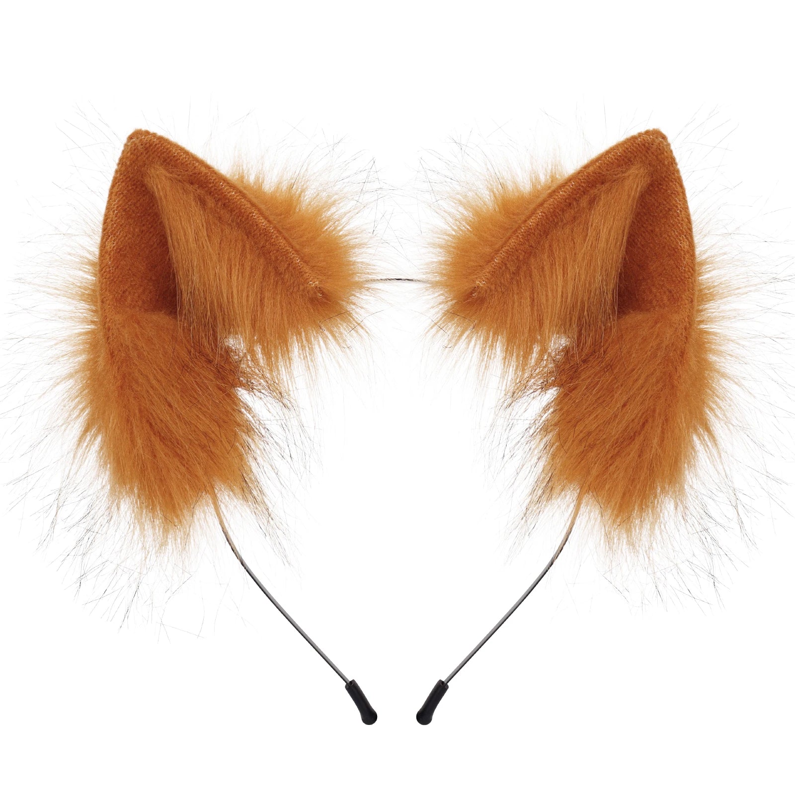 Handmade Faux Fur Animal Ears Headband Furry Cat Fox Ear Hairhoop Headwear Costume Accessory for Cosplay Masquerade Quick Pick Grocers
