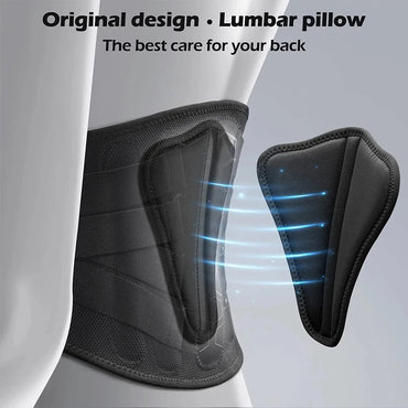 Back Brace for Lower Back Pain, Sciatica, Herniated Disc, Scoliosis, Back Support Belt with Soft Pad, Lightweight Lumbar Support Econic Blanks