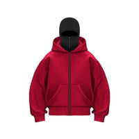 2025 Autumn and Winter New Men's and Women's Casual Sportswear With Hooded Mask Design, Sporty and Fashionable Plus Size Hoodie Econic Blanks