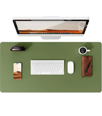 Large Mouse Pad,Office Desk Mat, Leather Desk Pad Protector, Non-Slip PU Leather Desk Blotter, Laptop Desk Pad Quick Pick Grocers