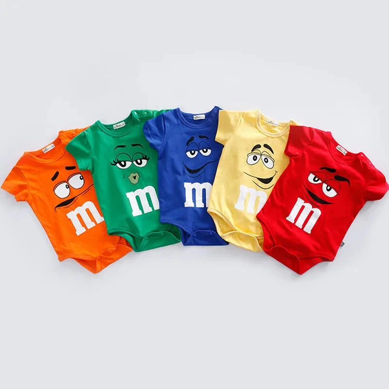 Thin Cotton 3-24M Newborn Short Sleeve Romper Clothing Infant Baby Girls Boys Fashion Cute Jumpsuit Clothes Econic Blanks