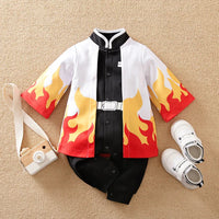 Newborn Baby Anime Cape Style Children Long Sleeve Cotton Bodysuit, Cute Kids Boys Girls Romper Econic Blanks