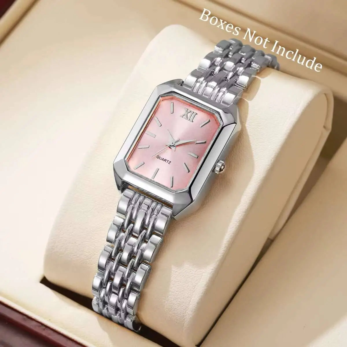 Fashion Rectangle Women Quartz Watch Luxury Analog Wristwatches Reloj Mujer Girls Clock Gift（Without Box） Quick Pick Grocers