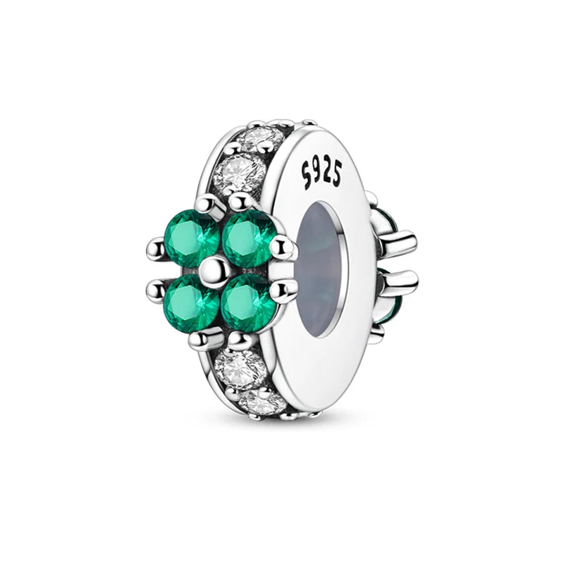 100% 925 Sterling Silver Rainbow Zircon Colorful Butterfly Dragon Shaped Silicone Stopper Charms Beads Fit DIY Bracelets Jewelry Econic Blanks