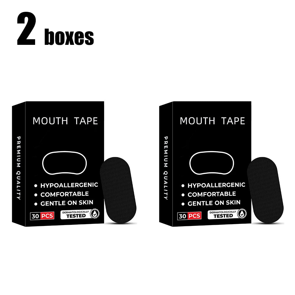 Anti Snoring Sleep Mouth Tape, Best Breathing Nasal Strips Medical Grade Improved Sleeping Snoring Relief Purest Peak