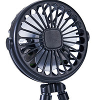 Baby Stroller Fan with Flexible Tripod Portable Handheld Fan USB Charging Mini Desk Cooling Fan 500mAh for Baby Stroller Student Quick Pick Grocers