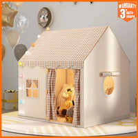 Kid Toys Tent Princess Castle Play House Cubby Children Small House Folding indoor Play tent Baby Tent Solid Frame No Light Ball Purest Peak