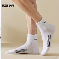 10/20Pairs High Quality Men's Socks Casual Breathable Cotton Man Run Sports Socks Spring Autumn Male Sox Gifts Plus Size 38-45 Quick Pick Grocers