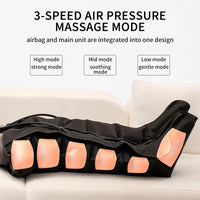 JinKairui Electric Pneumatic Leg Massager Extended Version for Deep Relaxation of Thighs, Calves and Feet with Remote Control Purest Peak