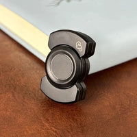 Stainless Steels 3 in 1 Fidget Spinner and Slider Combo with Click Button Metal Toy for Adult Stress Relief Econic Blanks